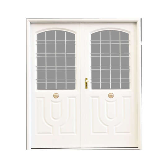 Puerta Doble Hoja Verona Media reja