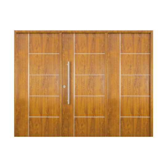 Portón de Abrir Deluxe Wood 5 Tableros - Imagen 2