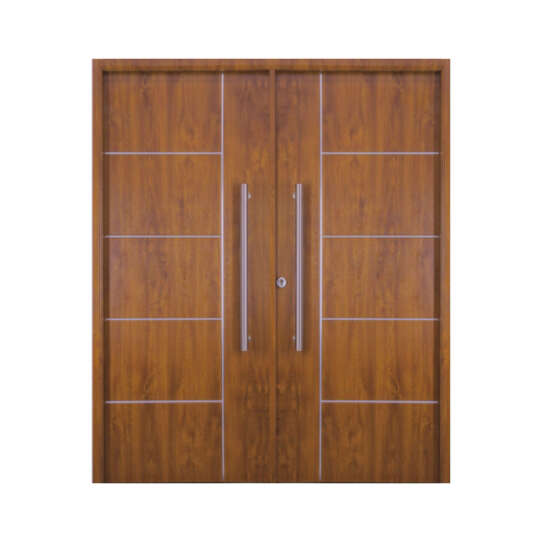 Puerta Doble Deluxe Wood 5 Tableros - Imagen 2