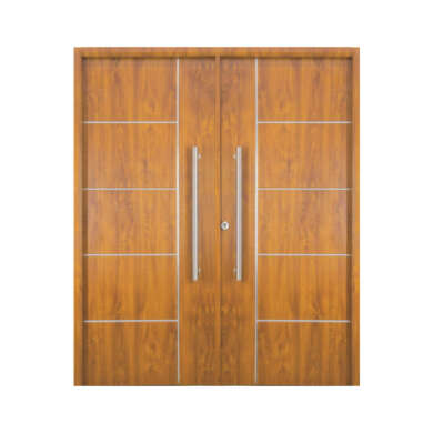 Puerta Doble Deluxe Wood 5 Tableros