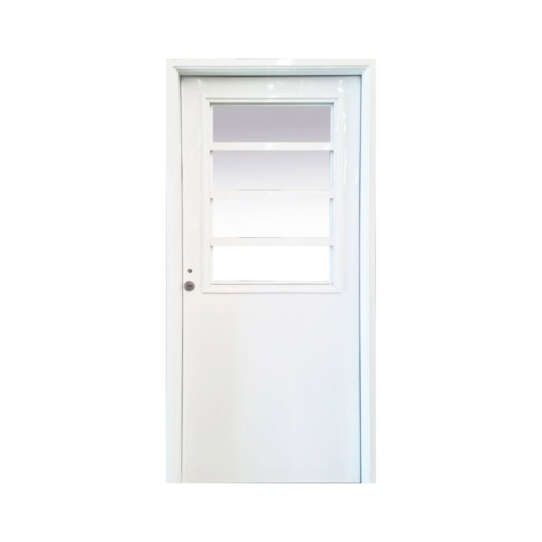 Deluxe 1/2 Vidrio Lisa con Veta de Abrir